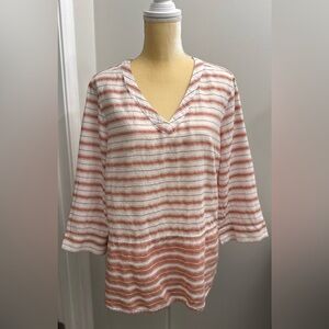 Eddie Bauer Linen/Cotton Tunic